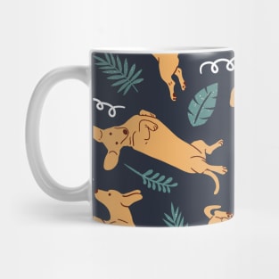 Dachshund Pattern Mug